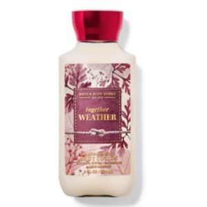 NWT Bath & Body Works Together Weather Body Lotion - Cream & Red